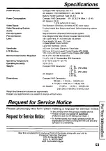 Preview for 53 page of Panasonic Palmcoder PalmSight PV-L550 Operating Instructions Manual