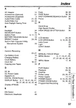 Preview for 57 page of Panasonic Palmcoder PalmSight PV-L550 Operating Instructions Manual