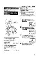 Предварительный просмотр 17 страницы Panasonic Palmcoder Palmsight PV-L579 Operating Instructions Manual