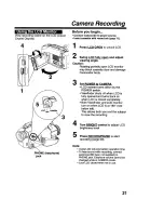 Предварительный просмотр 21 страницы Panasonic Palmcoder Palmsight PV-L579 Operating Instructions Manual