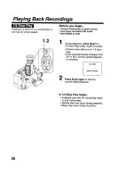 Предварительный просмотр 26 страницы Panasonic Palmcoder Palmsight PV-L579 Operating Instructions Manual