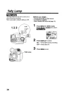 Предварительный просмотр 34 страницы Panasonic Palmcoder Palmsight PV-L579 Operating Instructions Manual