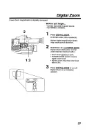 Предварительный просмотр 37 страницы Panasonic Palmcoder Palmsight PV-L579 Operating Instructions Manual