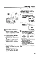 Предварительный просмотр 39 страницы Panasonic Palmcoder Palmsight PV-L579 Operating Instructions Manual