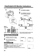 Предварительный просмотр 44 страницы Panasonic Palmcoder Palmsight PV-L579 Operating Instructions Manual