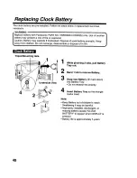 Предварительный просмотр 48 страницы Panasonic Palmcoder Palmsight PV-L579 Operating Instructions Manual