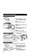 Предварительный просмотр 12 страницы Panasonic Palmcoder PalmSight PV-L678 Operating Instructions Manual