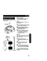 Предварительный просмотр 35 страницы Panasonic Palmcoder PalmSight PV-L678 Operating Instructions Manual