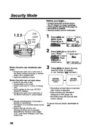 Предварительный просмотр 38 страницы Panasonic Palmcoder PalmSight PV-L679 Operating Instructions Manual