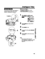 Предварительный просмотр 41 страницы Panasonic Palmcoder PalmSight PV-L679 Operating Instructions Manual