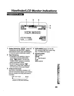 Предварительный просмотр 45 страницы Panasonic Palmcoder PalmSight PV-L679 Operating Instructions Manual