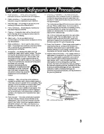 Preview for 3 page of Panasonic Palmcoder PV-A16 Operating Instructions Manual