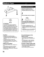 Preview for 10 page of Panasonic Palmcoder PV-A16 Operating Instructions Manual