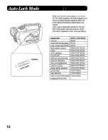 Preview for 12 page of Panasonic Palmcoder PV-A16 Operating Instructions Manual