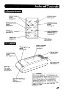 Preview for 45 page of Panasonic Palmcoder PV-A16 Operating Instructions Manual