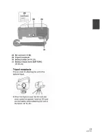 Предварительный просмотр 17 страницы Panasonic Palmcoder SDR-H40P Operating Instructions Manual