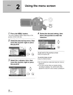 Предварительный просмотр 28 страницы Panasonic Palmcoder SDR-H40P Operating Instructions Manual