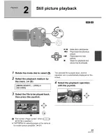 Предварительный просмотр 57 страницы Panasonic Palmcoder SDR-H40P Operating Instructions Manual