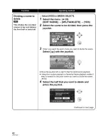 Предварительный просмотр 62 страницы Panasonic Palmcoder SDR-H40P Operating Instructions Manual