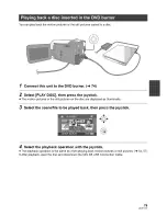 Предварительный просмотр 79 страницы Panasonic Palmcoder SDR-H40P Operating Instructions Manual