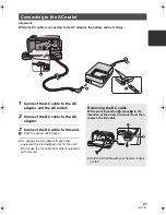 Предварительный просмотр 21 страницы Panasonic Palmcoder SDR-H40PC Operating Instructions Manual