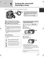 Предварительный просмотр 27 страницы Panasonic Palmcoder SDR-H40PC Operating Instructions Manual