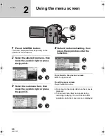 Предварительный просмотр 28 страницы Panasonic Palmcoder SDR-H40PC Operating Instructions Manual