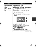 Предварительный просмотр 69 страницы Panasonic Palmcoder SDR-H40PC Operating Instructions Manual