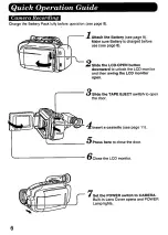 Предварительный просмотр 6 страницы Panasonic Palmcorder IQ DisplayMate PV-L606 Operating Instructions Manual