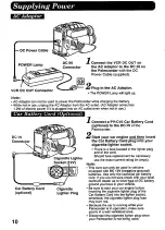 Предварительный просмотр 10 страницы Panasonic Palmcorder IQ DisplayMate PV-L606 Operating Instructions Manual