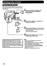 Предварительный просмотр 16 страницы Panasonic Palmcorder IQ DisplayMate PV-L606 Operating Instructions Manual