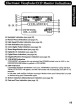 Предварительный просмотр 19 страницы Panasonic Palmcorder IQ DisplayMate PV-L606 Operating Instructions Manual