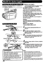 Предварительный просмотр 20 страницы Panasonic Palmcorder IQ DisplayMate PV-L606 Operating Instructions Manual