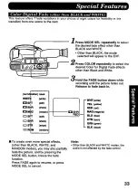 Предварительный просмотр 33 страницы Panasonic Palmcorder IQ DisplayMate PV-L606 Operating Instructions Manual