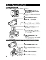 Предварительный просмотр 6 страницы Panasonic Palmcorder IQ PV-A206 User Manual