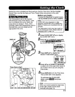 Предварительный просмотр 11 страницы Panasonic Palmcorder IQ PV-A206 User Manual