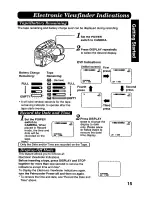 Предварительный просмотр 15 страницы Panasonic Palmcorder IQ PV-A206 User Manual