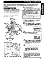 Preview for 11 page of Panasonic Palmcorder IQ PV-A216 User Manual