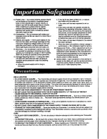 Preview for 4 page of Panasonic Palmcorder IQ PV-A226 User Manual