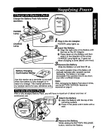 Preview for 7 page of Panasonic Palmcorder IQ PV-A226 User Manual