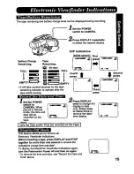 Preview for 15 page of Panasonic Palmcorder IQ PV-A226 User Manual