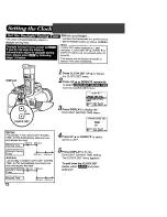 Предварительный просмотр 12 страницы Panasonic Palmcorder IQ PV-D326 Operating Instructions Manual