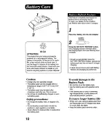 Preview for 10 page of Panasonic Palmcorder IQ PV-IQ304 Operating Instructions Manual