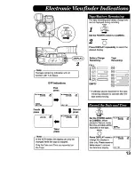 Preview for 13 page of Panasonic Palmcorder IQ PV-IQ304 Operating Instructions Manual