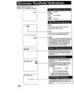 Preview for 14 page of Panasonic Palmcorder IQ PV-IQ304 Operating Instructions Manual