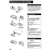 Предварительный просмотр 20 страницы Panasonic Palmcorder IQ PV-IQ404 Operating Instructions Manual