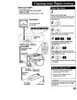 Предварительный просмотр 25 страницы Panasonic Palmcorder IQ PV-IQ404 Operating Instructions Manual