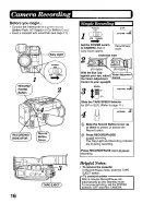 Preview for 16 page of Panasonic Palmcorder IQ PV-IQ604 Operating Instructions Manual