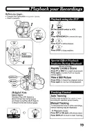 Предварительный просмотр 19 страницы Panasonic Palmcorder IQ PV-IQ604 Operating Instructions Manual