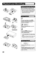 Предварительный просмотр 20 страницы Panasonic Palmcorder IQ PV-IQ604 Operating Instructions Manual